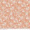 Fabric Liberty Tangerine Emily Belle by the Quarter Yard 01666432A